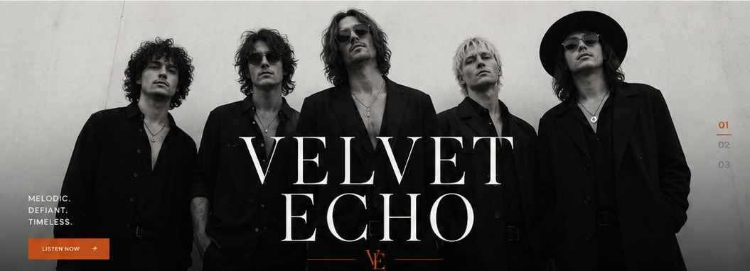 VELVET ECHOの5人のメンバー