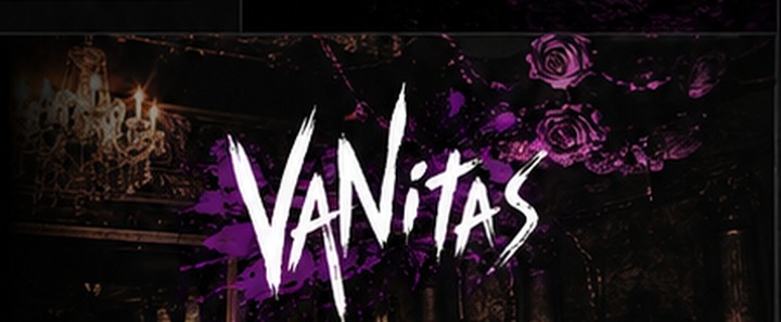VANitas ロゴとシャンデリア