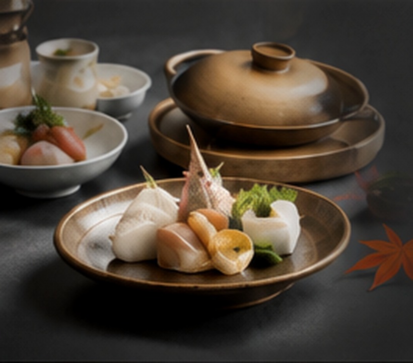 旬の食材を取り入れた会席料理