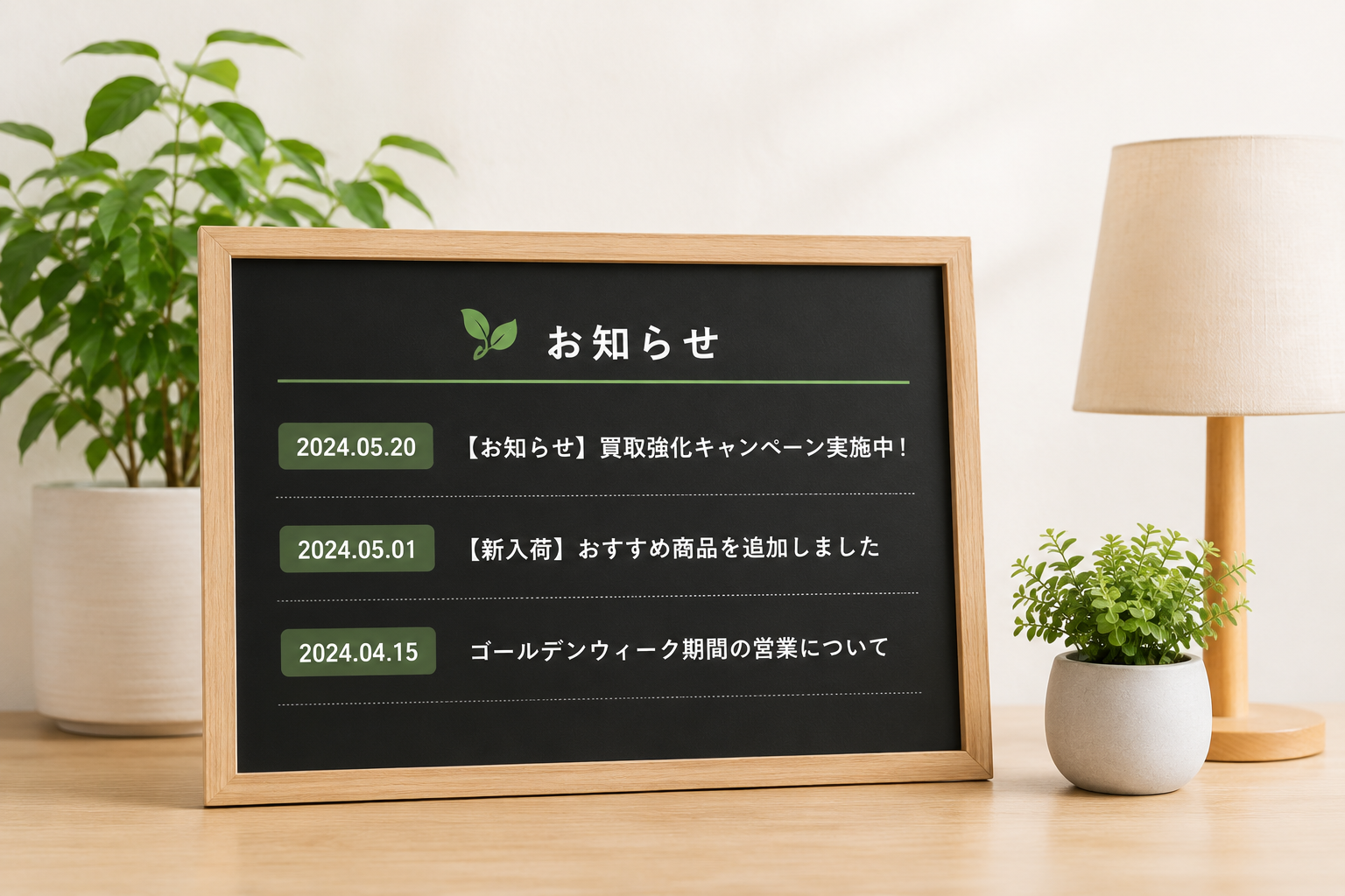 お知らせ